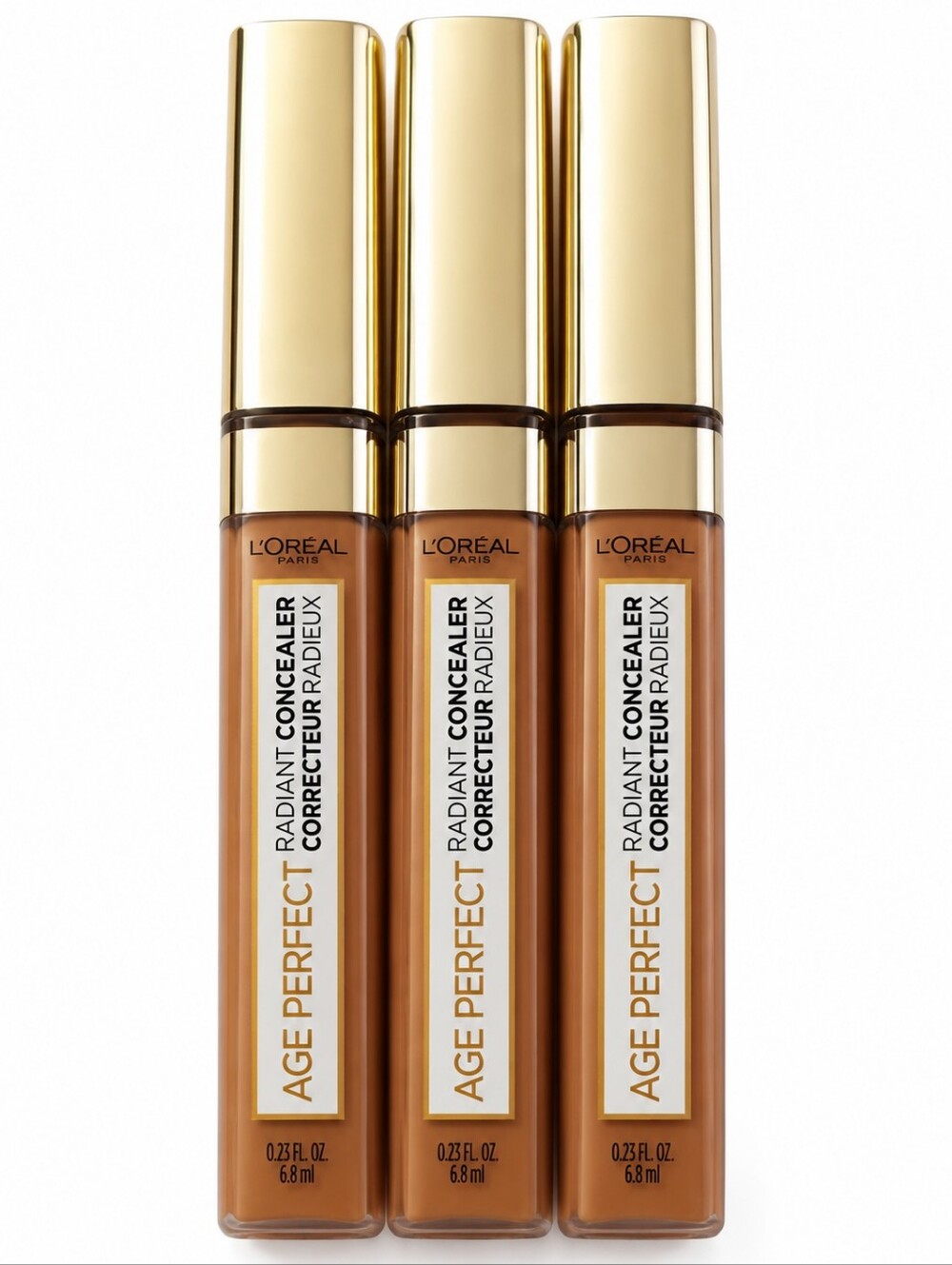 3 x L’Oréal Paris Age Perfect Radiant Concealer, 270 Sienna